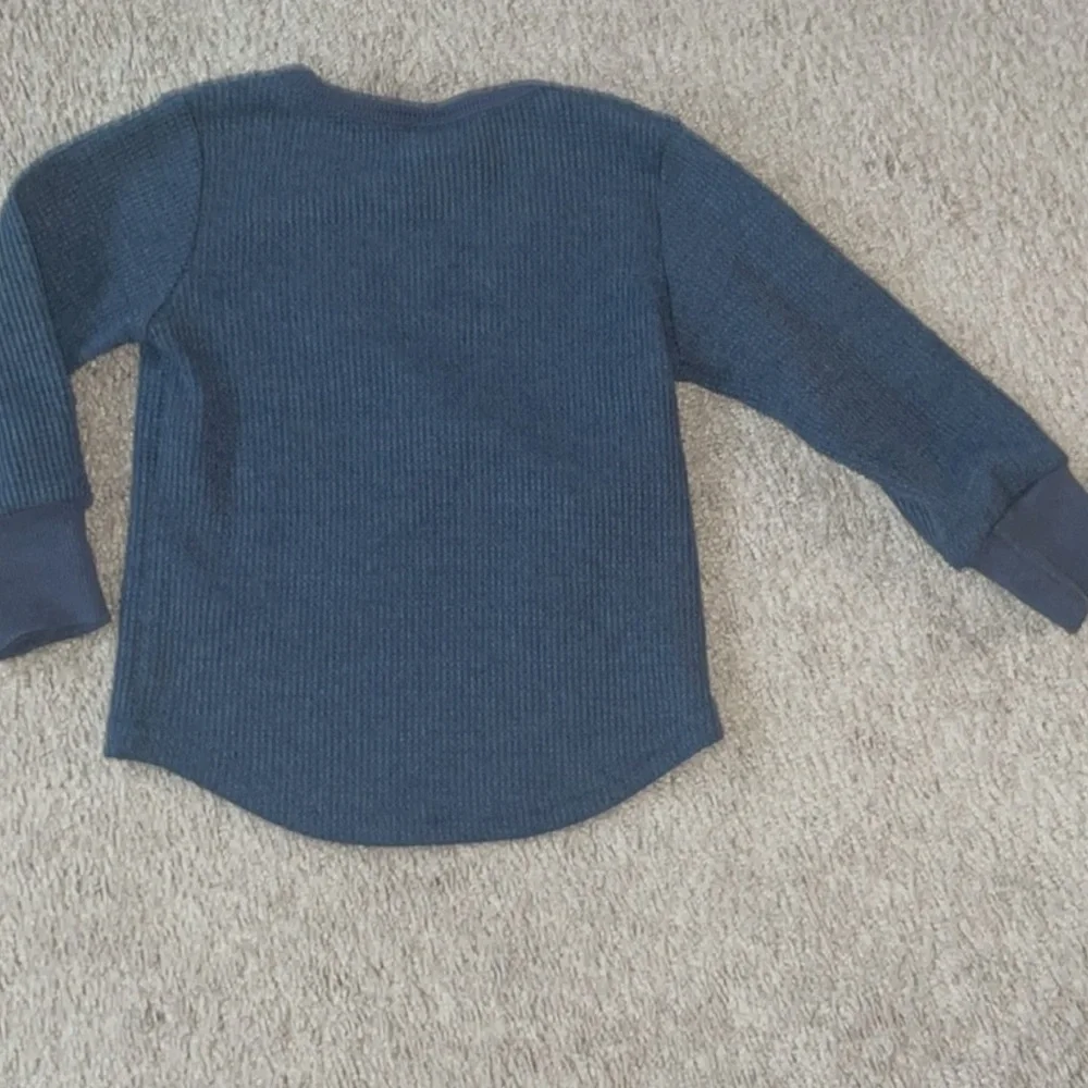 Little Bipsy Navy Blue Waffle Knit Kids Matching Set